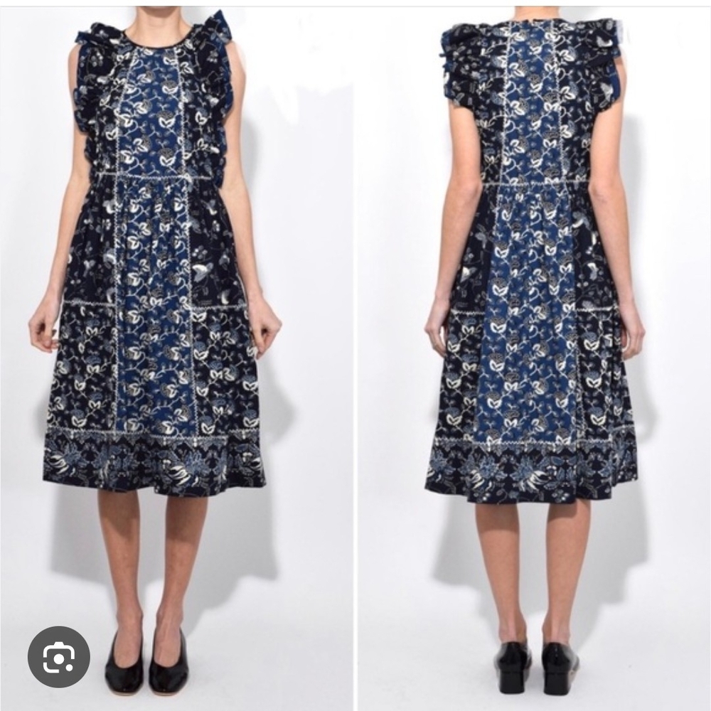 Ulla Johnson citra Dress In Indigo